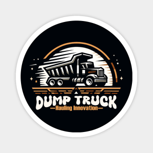 dump truck hauling innovation Magnet